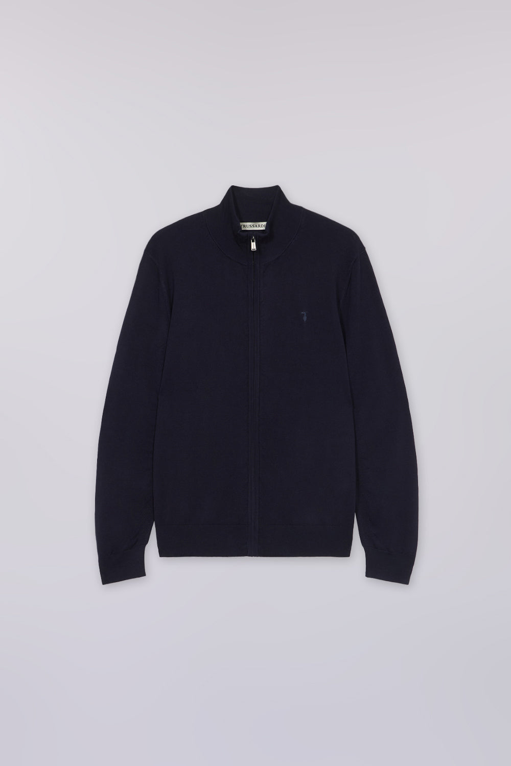 Cardigan con zip in viscosa stretch 5|09fd59220ccbe295f294a69af884f9e6d908502749fee1df58e20e2dd92dac84