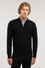 Stretch viscose zip-up cardigan