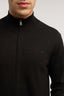 Cardigan con zip in viscosa stretch 3
