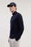 Cardigan con zip in viscosa stretch