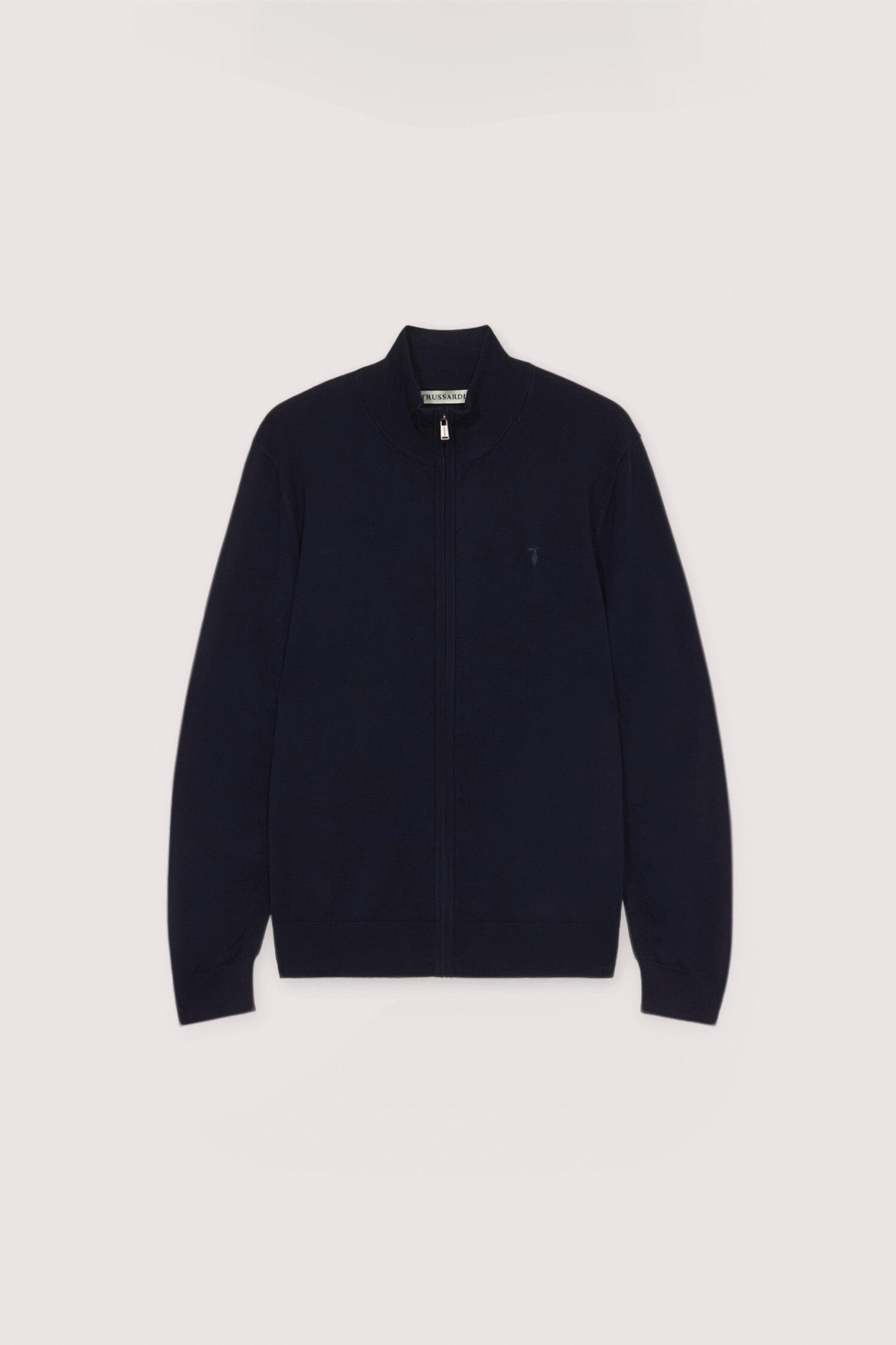 Cardigan con zip in viscosa stretch 5|1944811d0cbae0e2ef00f304791a55c7bc2e2f97e09b1e4a091f137510cfbc73