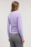 Maglia girocollo in pura lana con arriccio 2
