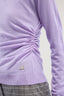 Maglia girocollo in pura lana con arriccio 5