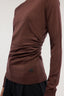 Maglia girocollo in pura lana con arriccio 4