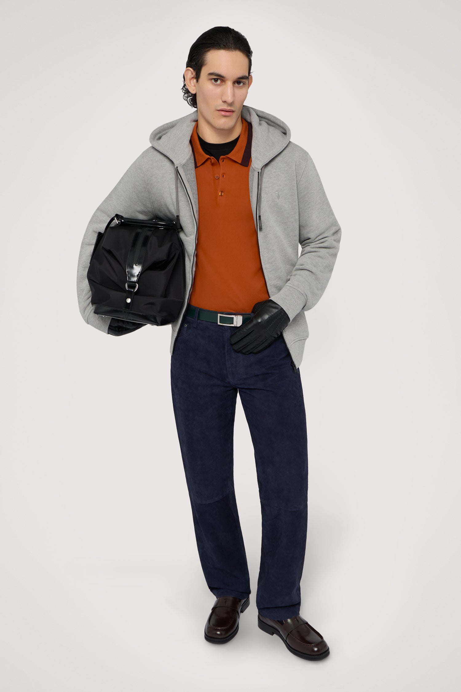 Polo a maniche lunghe in viscosa stretch 4|8af9afdb967265cc0b5c4a03f78d18413e6e3d3781fa829a4d73d03595d82b7c