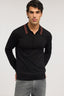 Polo a maniche lunghe in viscosa stretch 1
