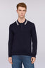 Polo a maniche lunghe in viscosa stretch 1