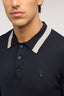 Polo a maniche lunghe in viscosa stretch 5