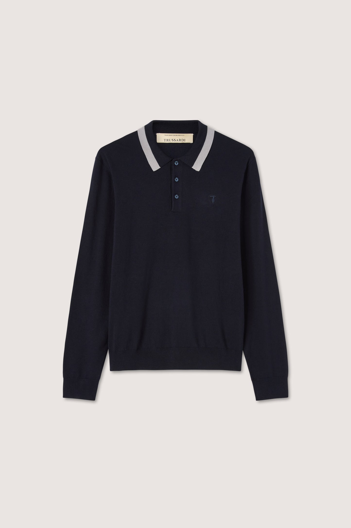 Polo a maniche lunghe in viscosa stretch 2|1f18a4c8c2c6fa9e80058c1a395c3f7850882a6eba7cf4e53f0752043040b388
