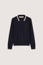 Polo a maniche lunghe in viscosa stretch 2