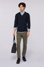 Maglia con scollo a V in pura lana 4