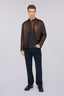 Cardigan con zip in pura lana piquet 4
