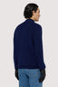 Cardigan con zip in pura lana piquet 2