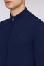 Cardigan con zip in pura lana piquet 3