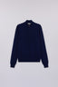 Cardigan con zip in pura lana piquet 5