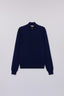 Cardigan con zip in pura lana piquet 5