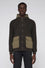 Padded knit blouson cardigan