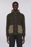 Padded knit blouson cardigan