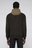 Padded knit blouson cardigan