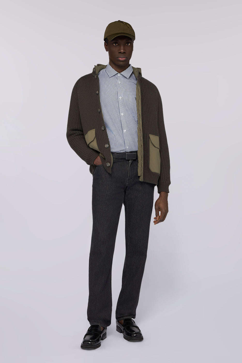 Cardigan blouson in maglia con imbottitura 4|06e33304fa41470567a85fc4b1a3499b48cc43f526307886e5062081928b790d