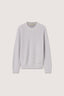 Maglia girocollo a coste in misto cashmere 5