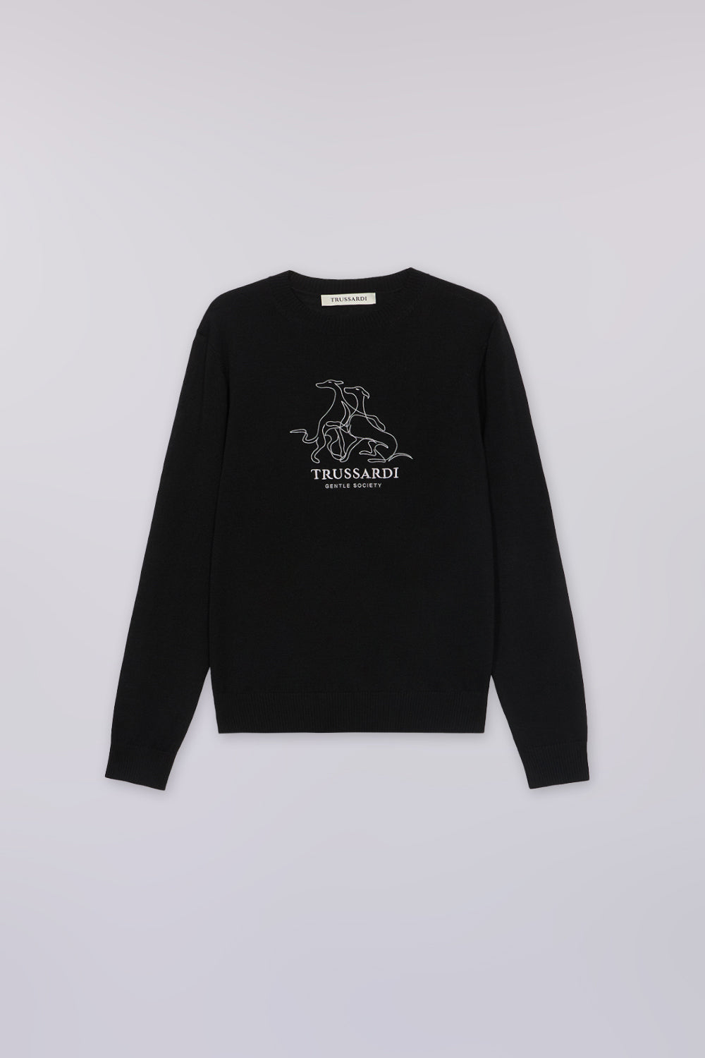 Maglia girocollo in misto lana con ricamo Gentle Society 5|4f26d42922d6854987dc8a30ebdbecfa4997a2fb5813620338918760bff358a8