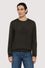 Wool-blend crew neck jumper with Gentle Society embroidery