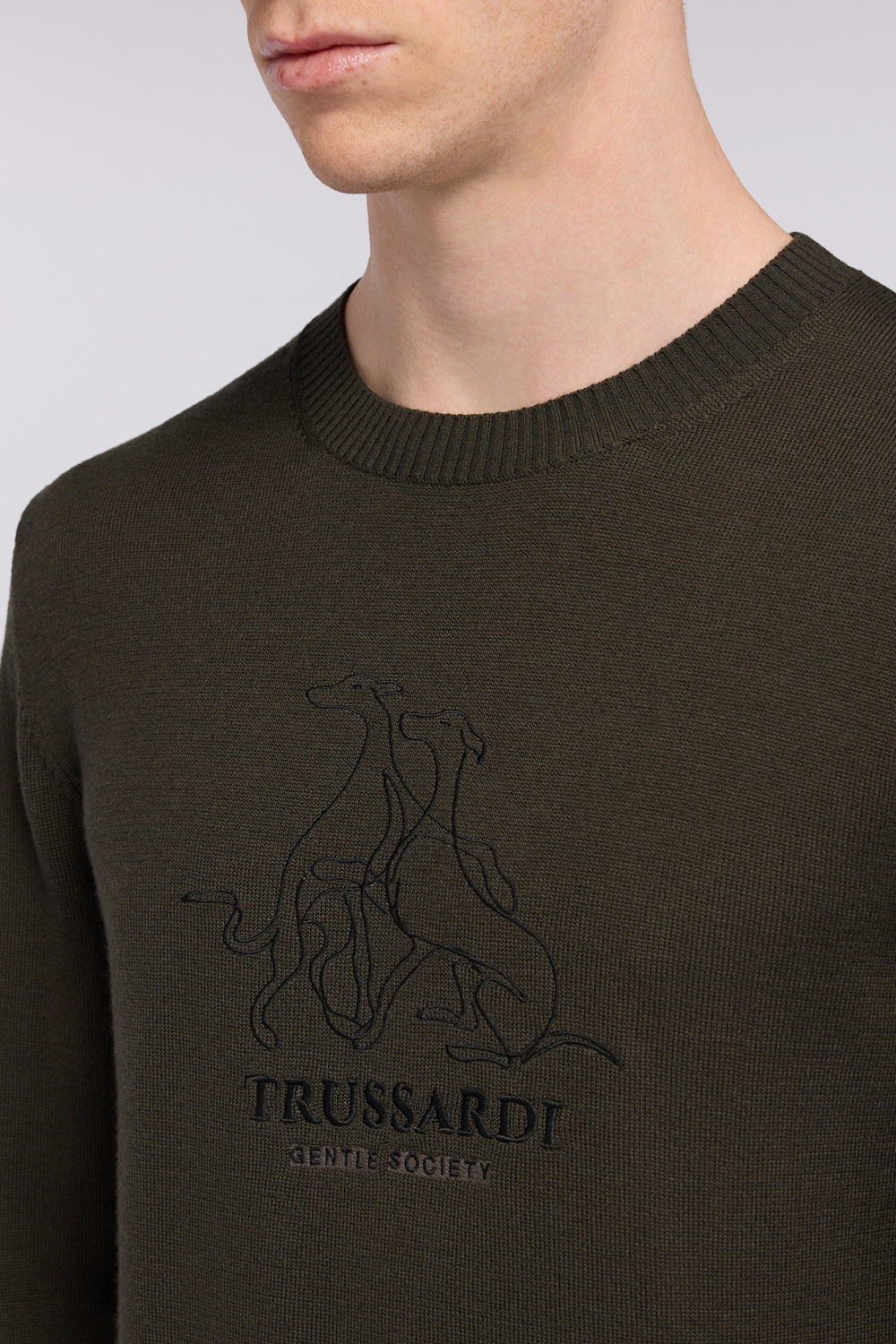 Maglia girocollo in misto lana con ricamo Gentle Society 3|e7dcc6f8b3914ec80f8434ba3756942e770ff9ce949e6bc612b5f7c11e618f68