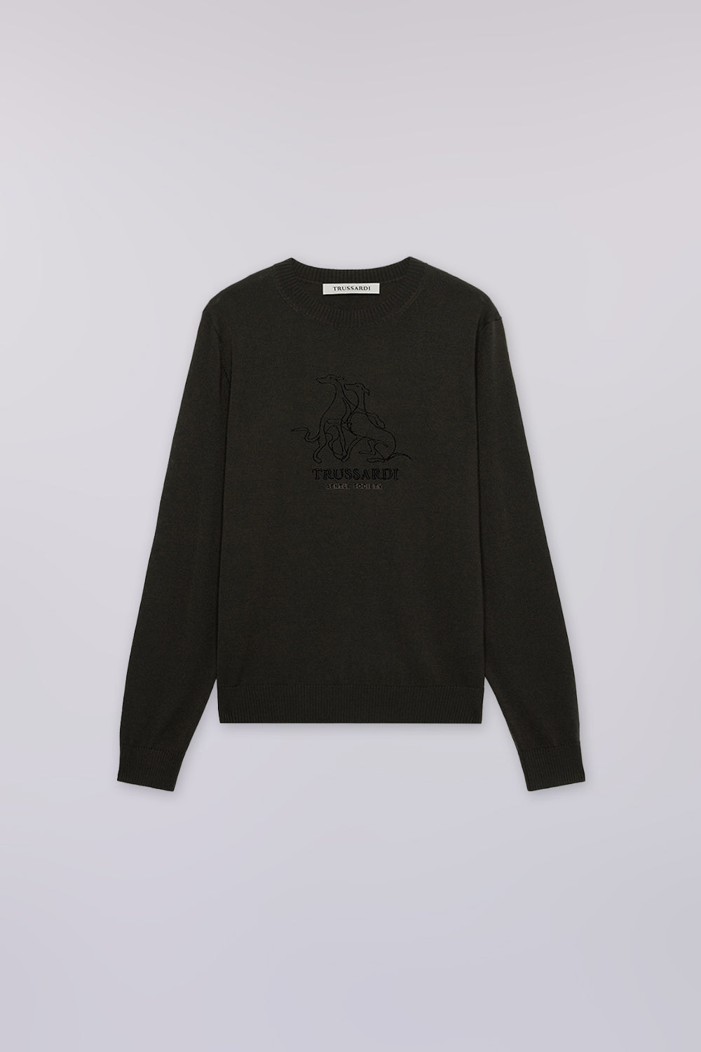 Maglia girocollo in misto lana con ricamo Gentle Society 5|8d82d8bb98e9da12d1805687361787bb95d84c46c6f9c9a0aec66a5710d1452a