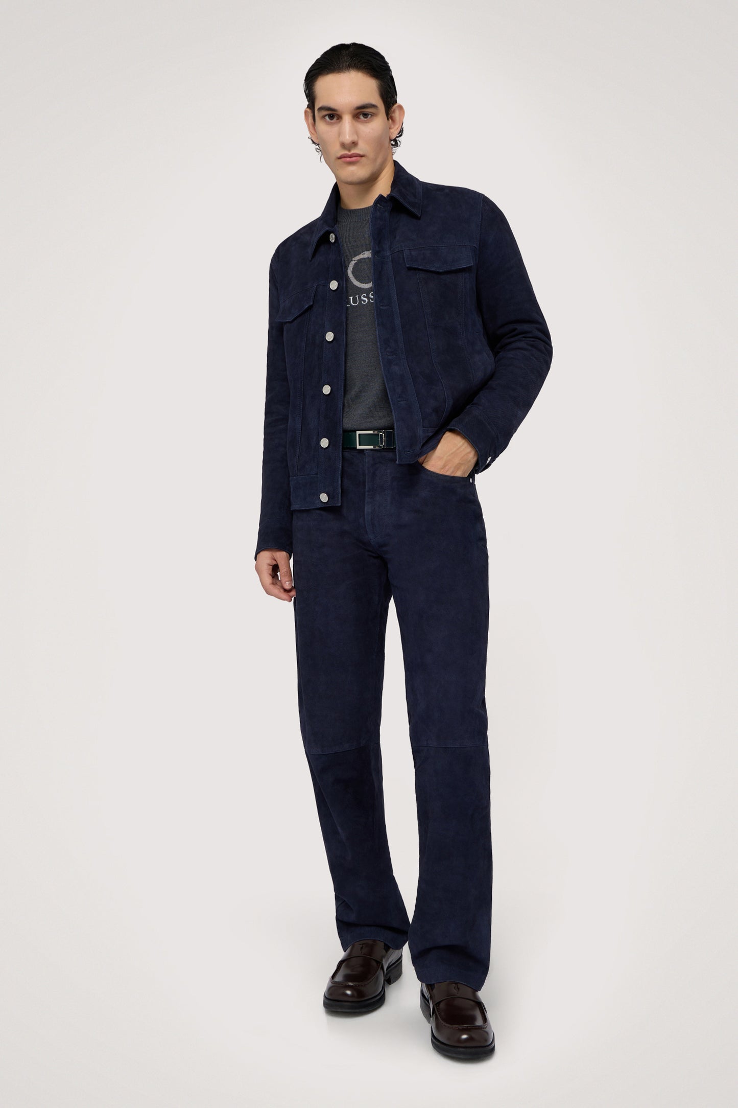 Maglione girocollo in misto lana con jacquard 4|8bcf5d24cf72bb0ff0b296201c37167ec569216a3565e5100305cce348a5401c