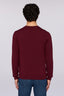 Maglione girocollo in misto lana con jacquard 2