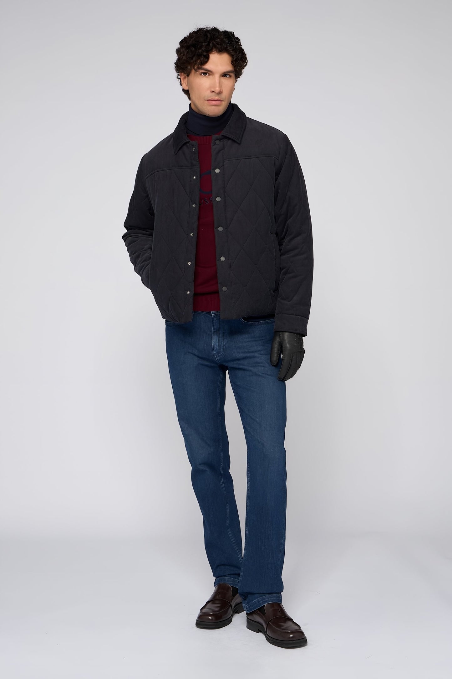 Maglione girocollo in misto lana con jacquard 4|0a9283db14b3b7679ec82d04bd9dfce52af855dd3fb9a90e393465131e74b195