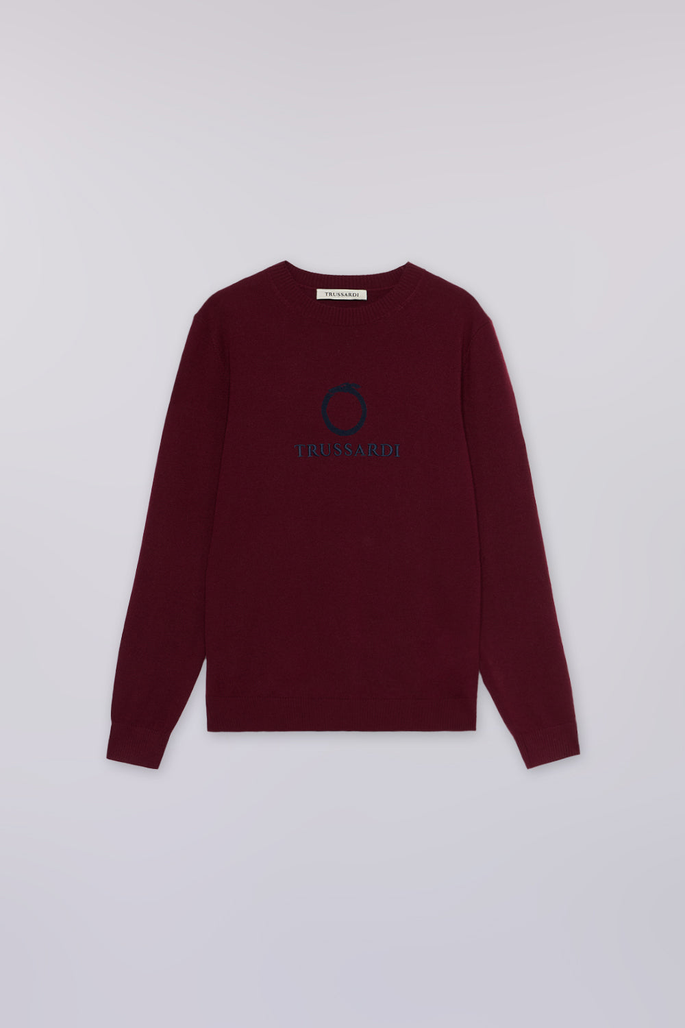 Maglione girocollo in misto lana con jacquard 5|c4236f05b2838970aaec963e83f8eb273da2c039bdbb4ad76776403ab77cac11