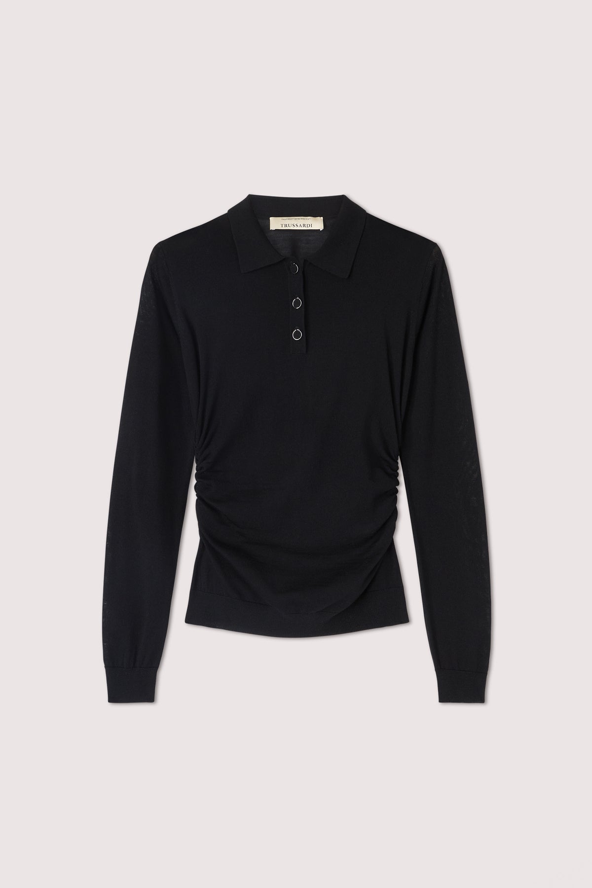 Polo in pura lana con arriccio 5|ca02022f6dfe21aac57f83a30e3ad4c9366628722899787bd1b48155123c82b6