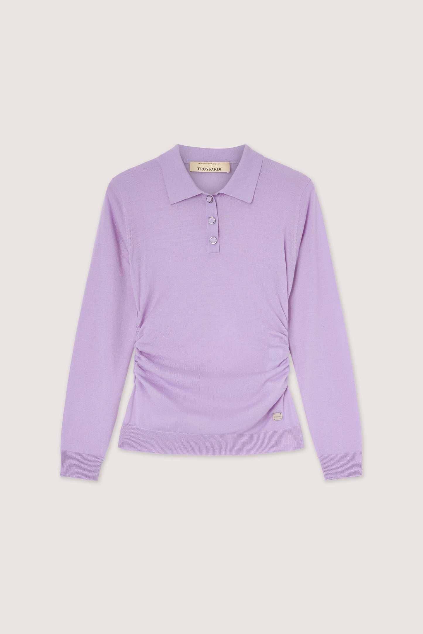 Polo in pura lana con arriccio 3|c2049320a4bcaf500418d566c66158e90f573f03540a73b5ad95a3a0663dbd61