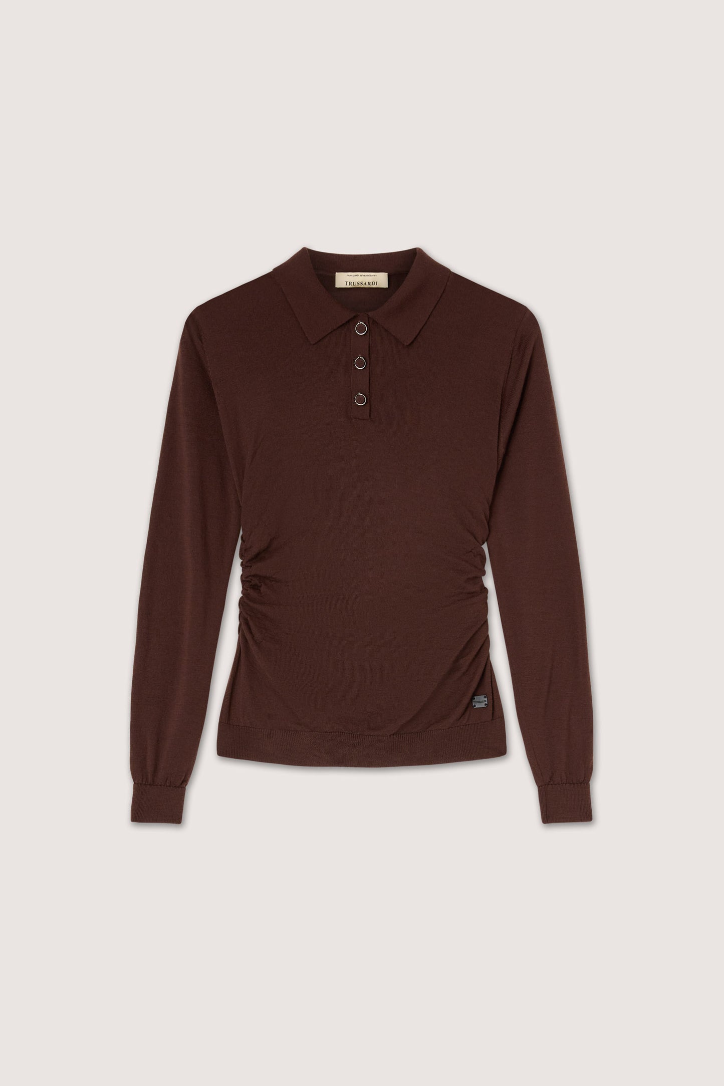 Polo in pura lana con arriccio 5|1e902c9645e467204ae221c94b18e120a599ed8a658ca8f1e5c688f78acaa02f