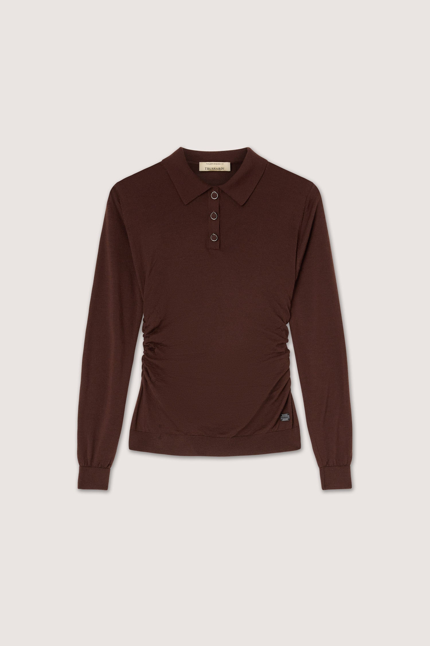 Polo in pura lana con arriccio 5|1e902c9645e467204ae221c94b18e120a599ed8a658ca8f1e5c688f78acaa02f