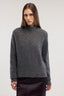 Maglia lupetto in alpaca e cashmere con strass 1