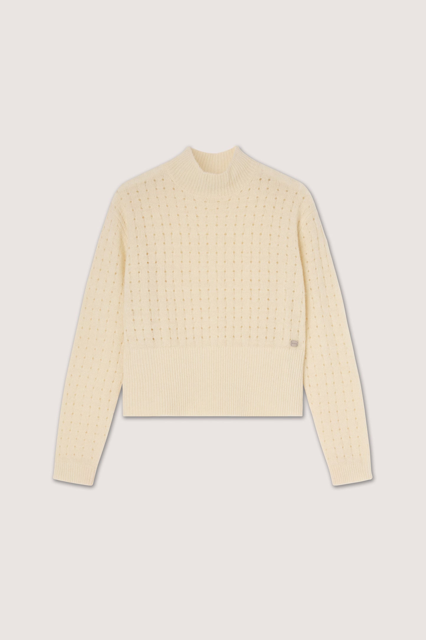 Maglia lupetto in alpaca e cashmere con strass 2|8eda2d6d623c8811c2436db574a74b0579a396234305046f46619d3d8e74ed6d