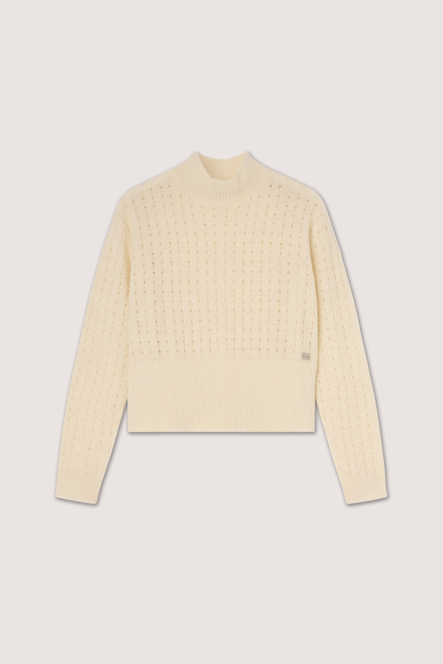 Maglia lupetto in alpaca e cashmere con strass 2|8eda2d6d623c8811c2436db574a74b0579a396234305046f46619d3d8e74ed6d