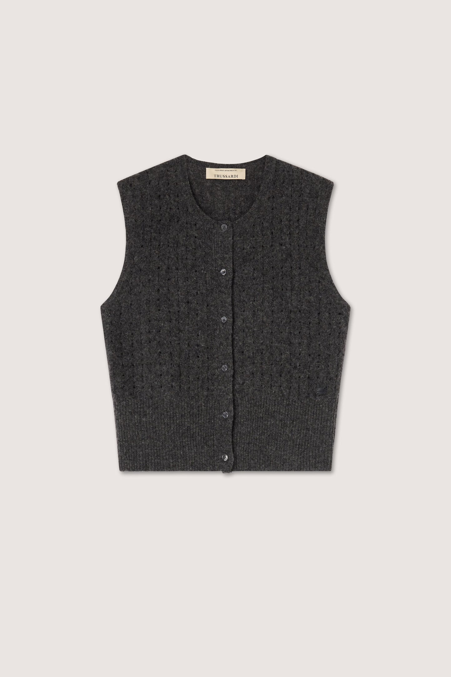 Gilet in misto seta, lana, alpaca e cashmere 1|e5adc54403c61030168a951740f4f04a1b6d240715f523a51a4d123da016923e