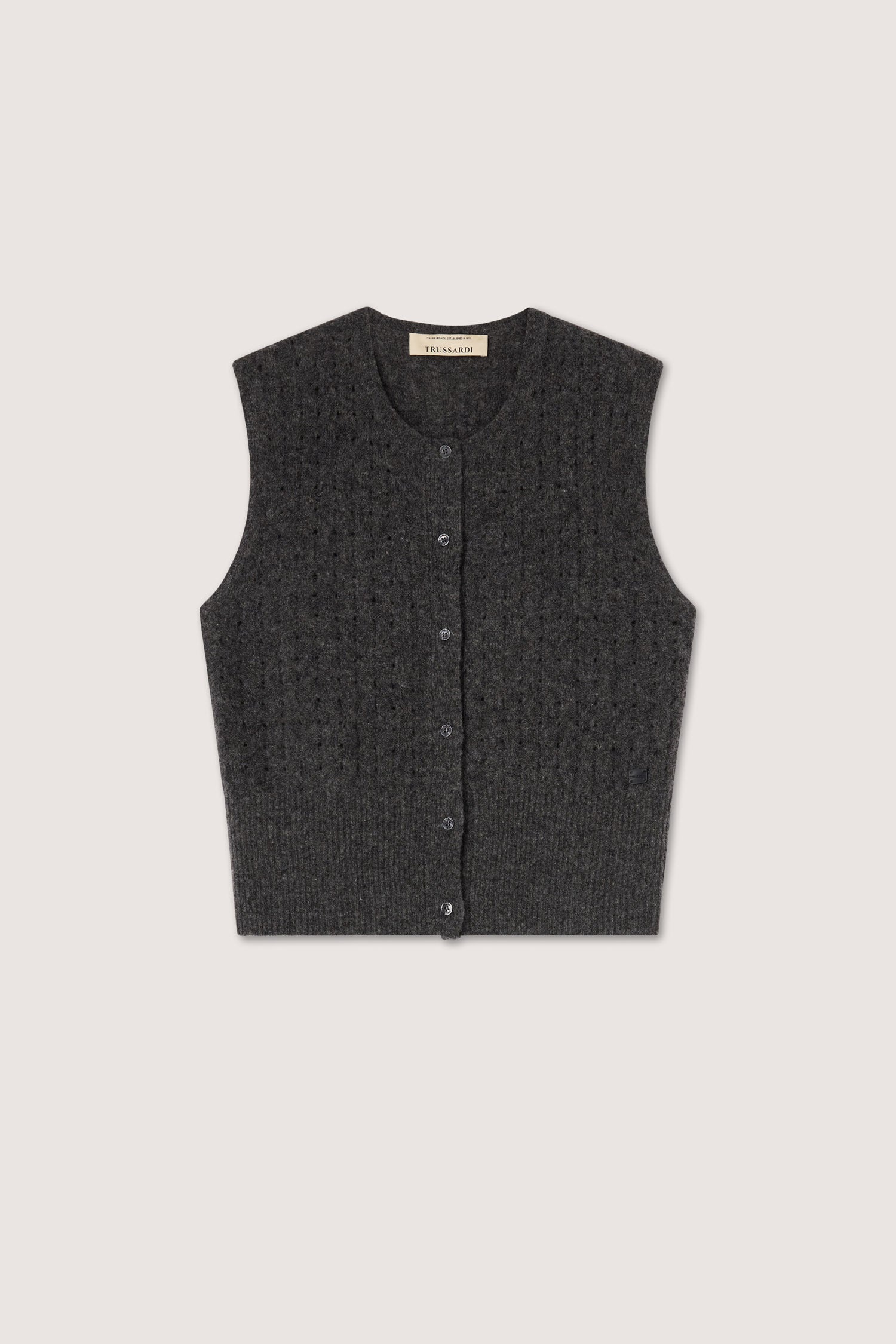 Gilet in misto seta, lana, alpaca e cashmere 1|e5adc54403c61030168a951740f4f04a1b6d240715f523a51a4d123da016923e