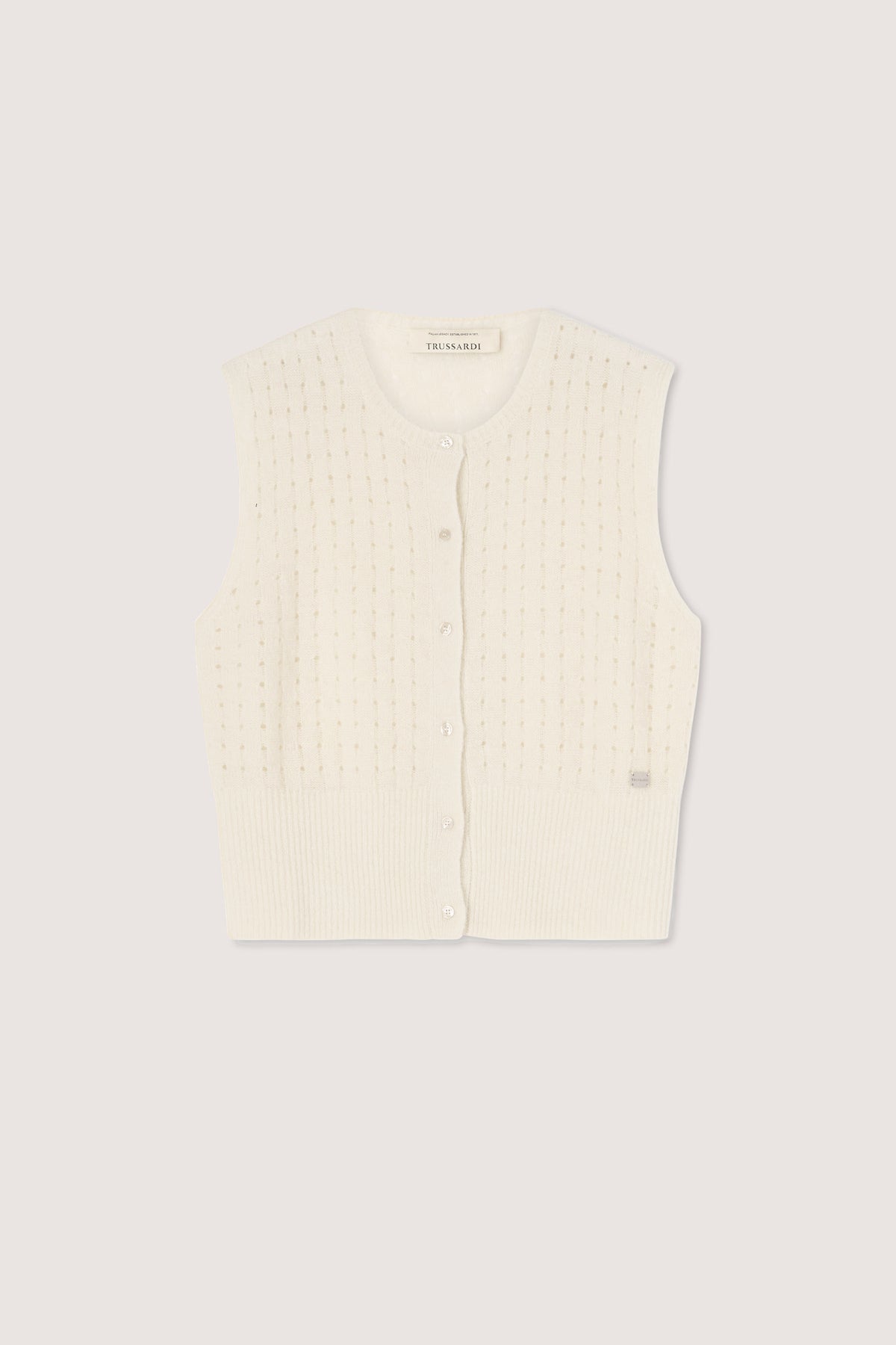 Gilet in misto seta, lana, alpaca e cashmere 5|f509da29f129fea410d13972c74a53d90e2ed2e93962af9a5c7af2618c8fdb05