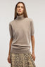 Lupetto a manica corta in cashmere made in Italy   1