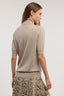 Maglia lupetto a manica corta in cashmere 3