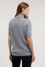 Maglia lupetto a manica corta in cashmere 2