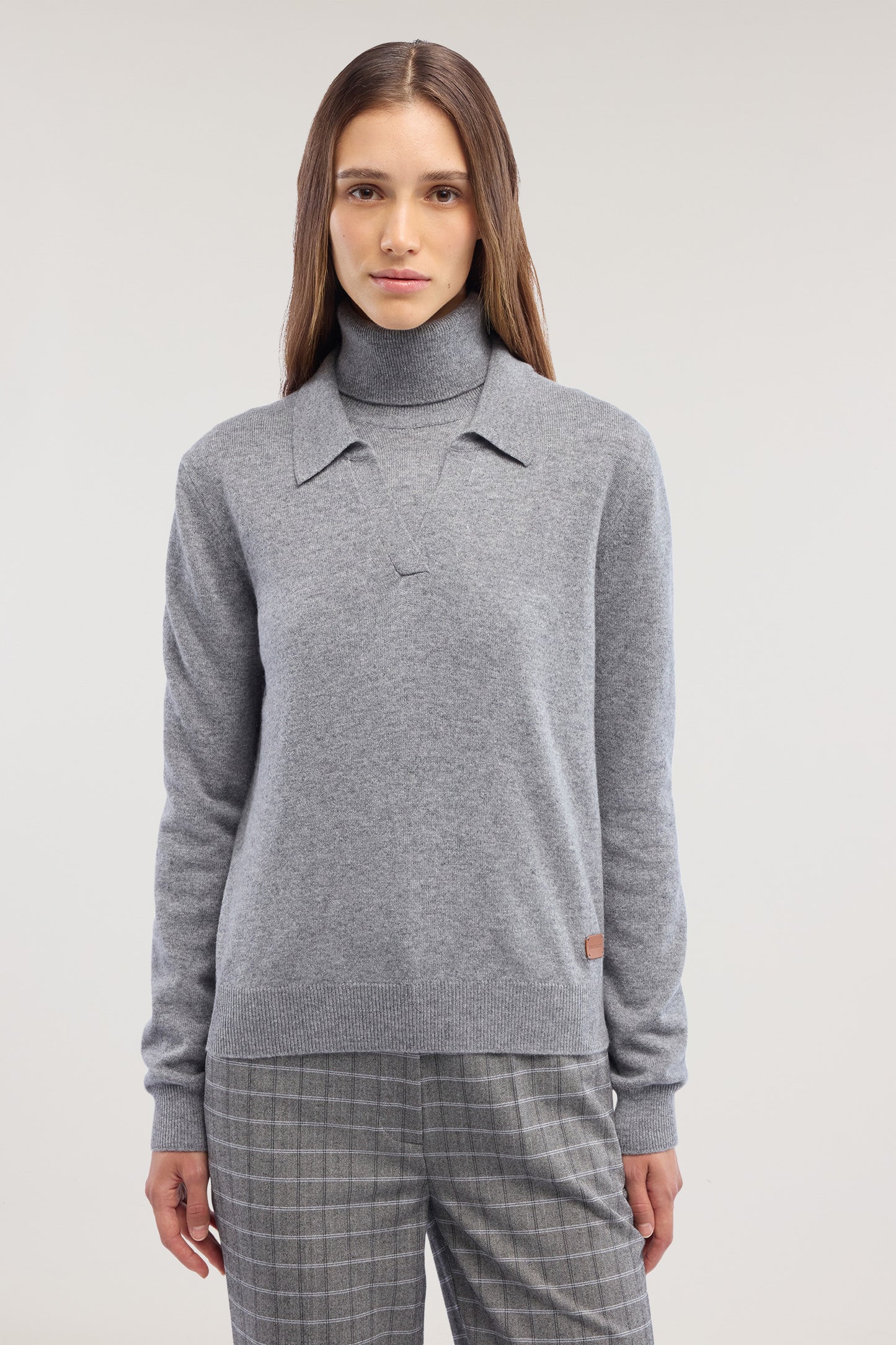 Maglia polo in puro cashmere 1|38c12a0c64c65daed19616bea294dd18a3fef9b13a00a4631d0d6ec688829a42