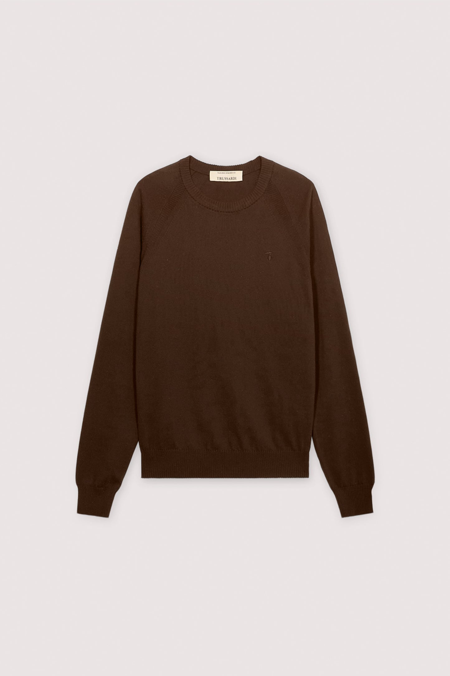 Maglia girocollo in cotone con dettaglio a costine 3|e5e494eeeb69667c0f3c3537855a6d0dd554e4c3fca07e384f72f4a915be522d