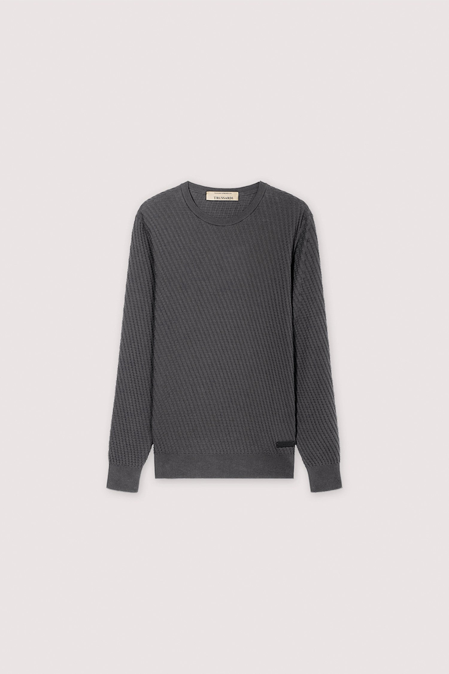 Maglia girocollo in cotone tridimensionale 5|7311b7f1331a6b4c4f396751d2b8b58b59b89b0d40436f0dde65fbca6af1573d