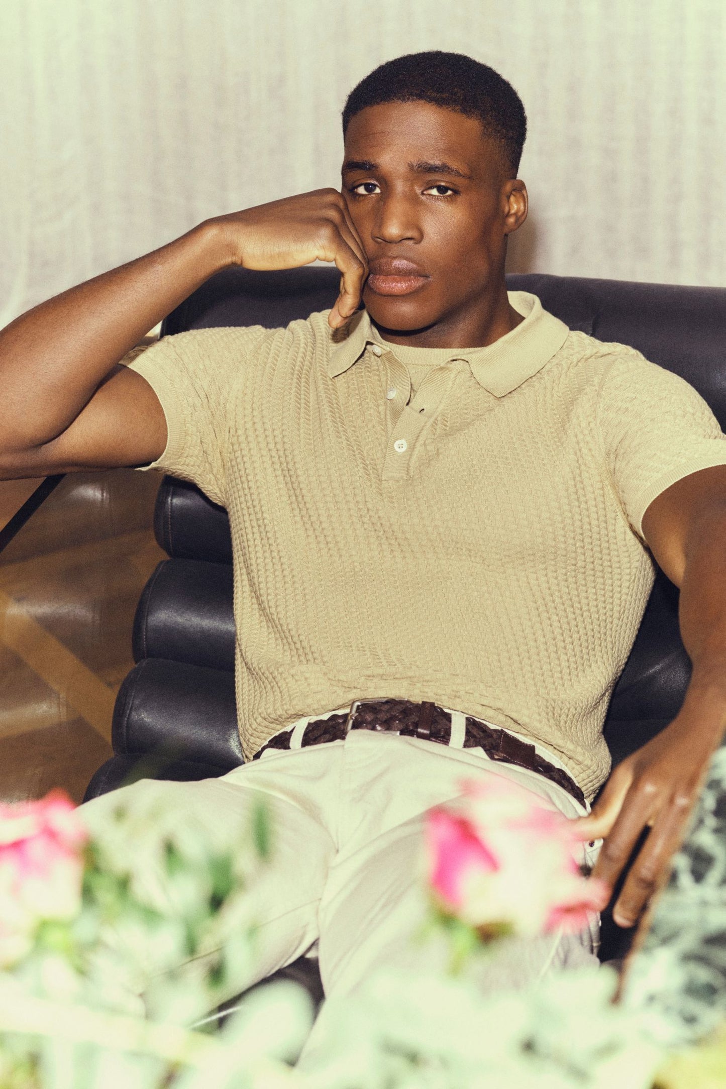 Polo in cotone tridimensionale 6|07dbb17082931c48259583bd9923f7a0c02b49ae96d0aa810e0ac940be4a4aa7